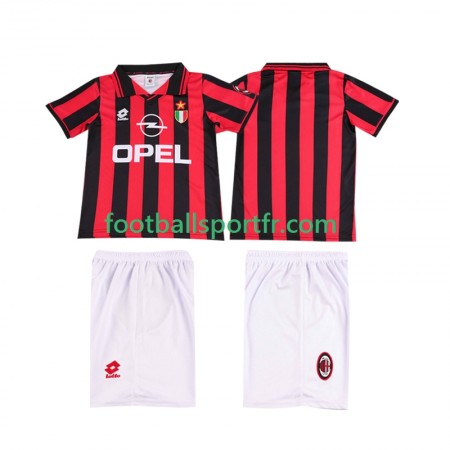 Tenue AC Milan Retro Enfant Domicile 1996 1997 Maillot de Foot